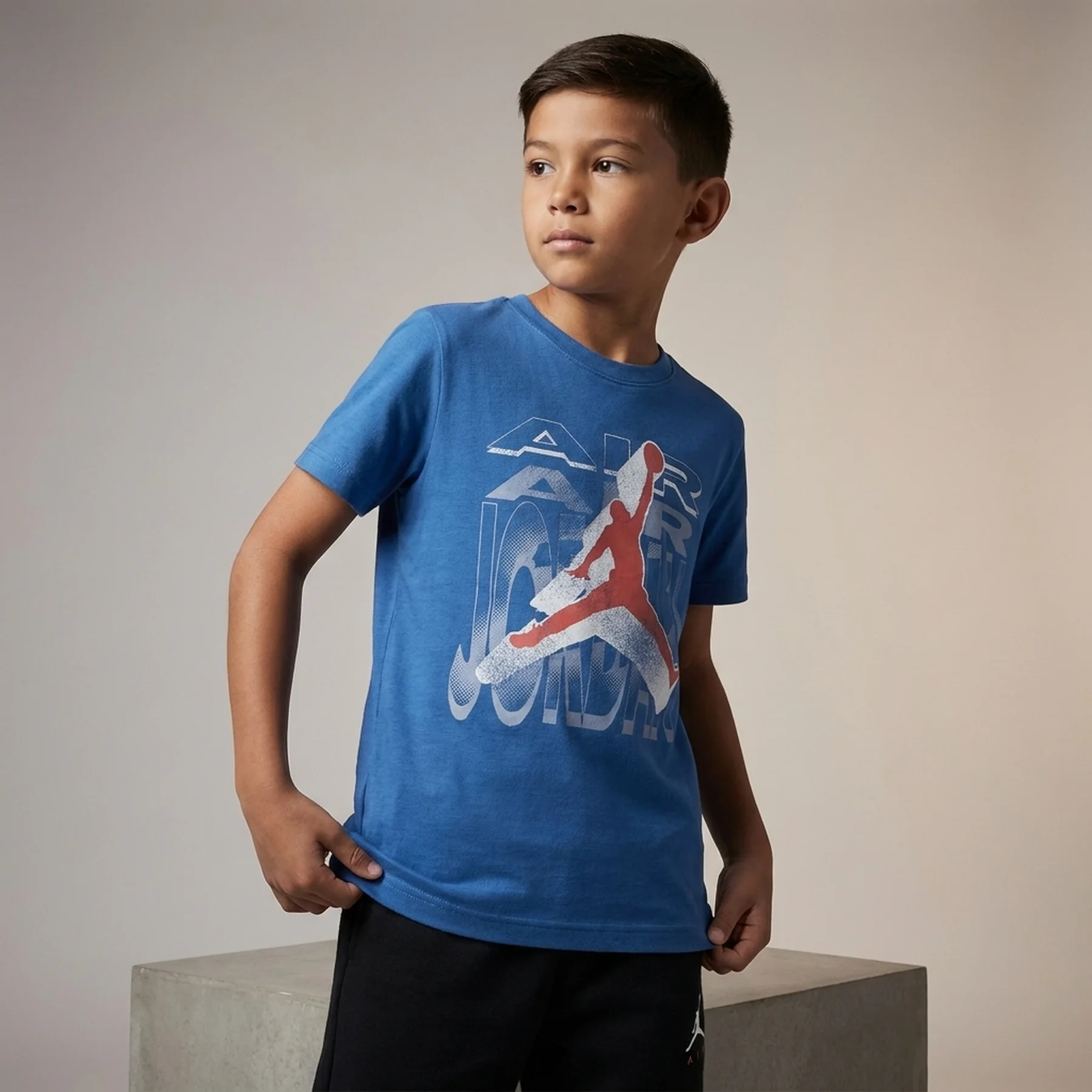 Футболка дитяча Jordan Air 2 3D Tee Blue (95C975-U1R)