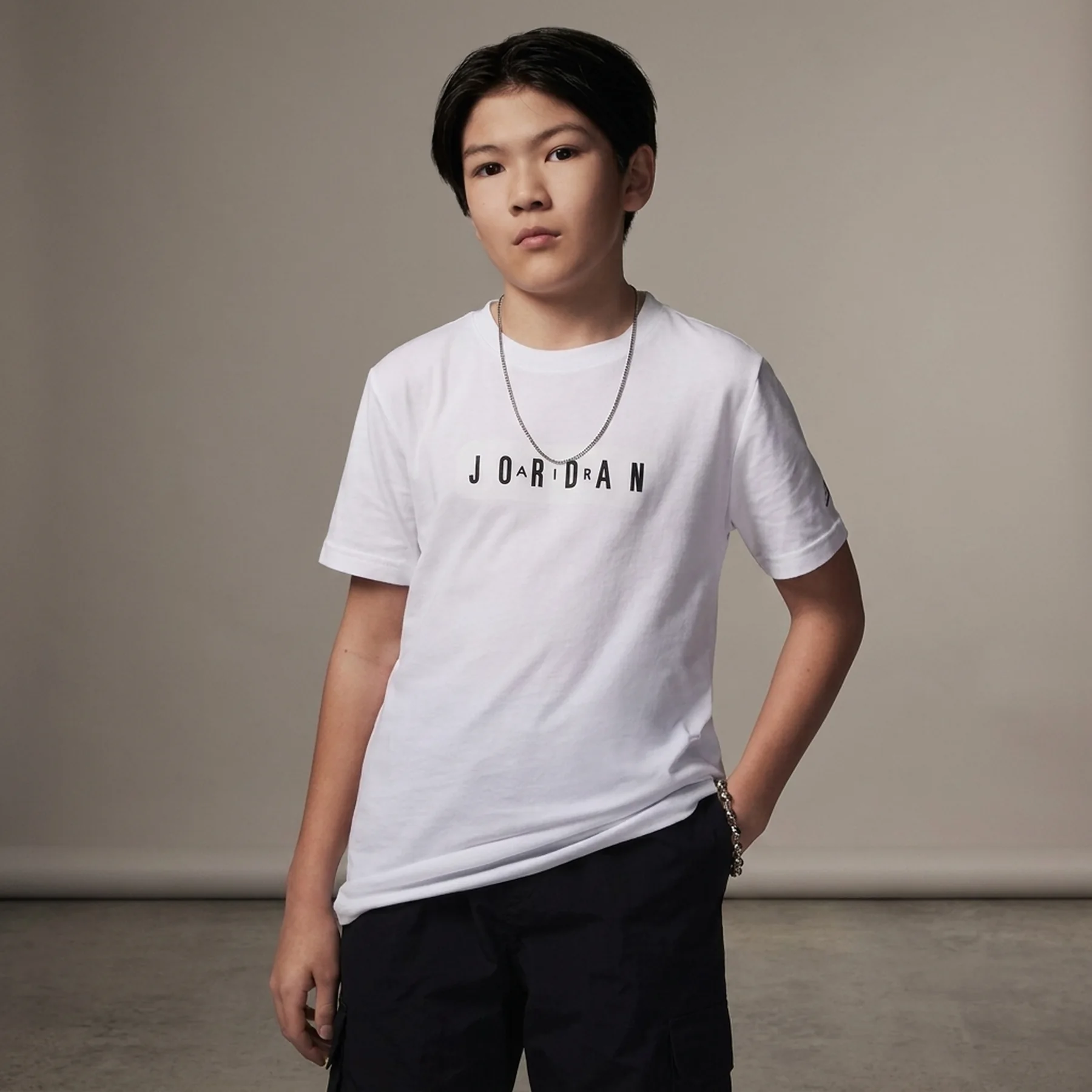 Футболка дитяча Jordan Big Kids' Embroidered T-Shirt (95D634-001)