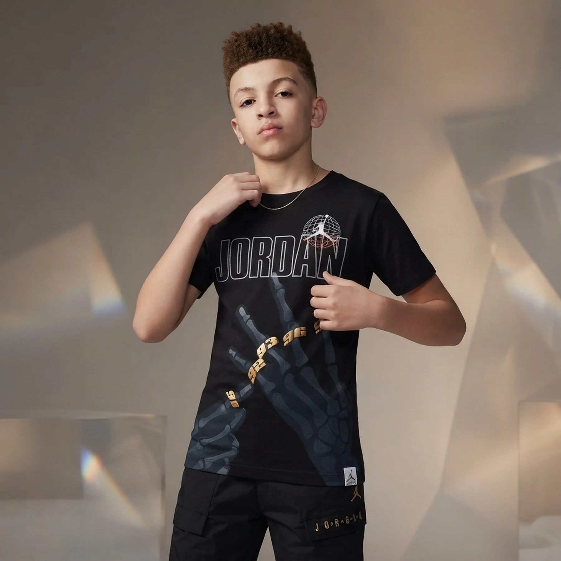 Футболка дитяча Jordan Big Roadtrip X-Ray T-Shirt Black (95D729-023)
