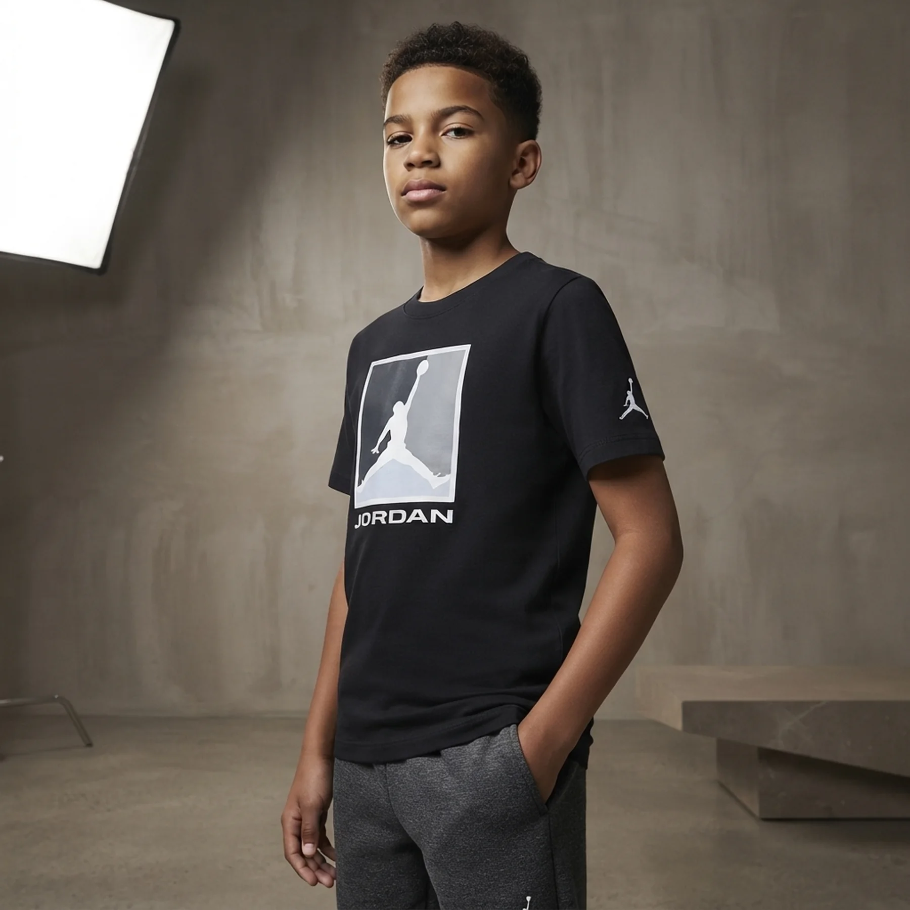 Футболка дитяча Jordan Jdb M J Flt Ess Bl 3.0 Ss Tee Black (95F057-023)