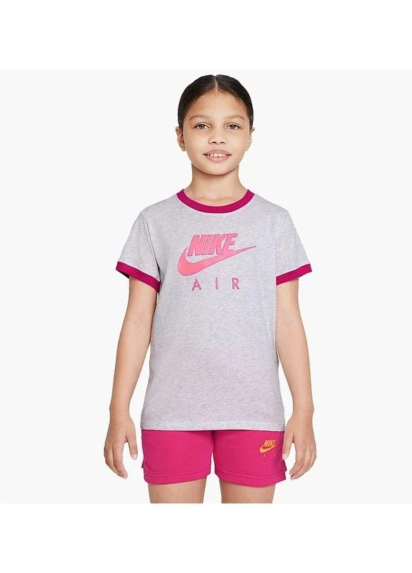 Футболка дитяча Nike G Nsw Tee Ringer Air Grey (DO4641-051)