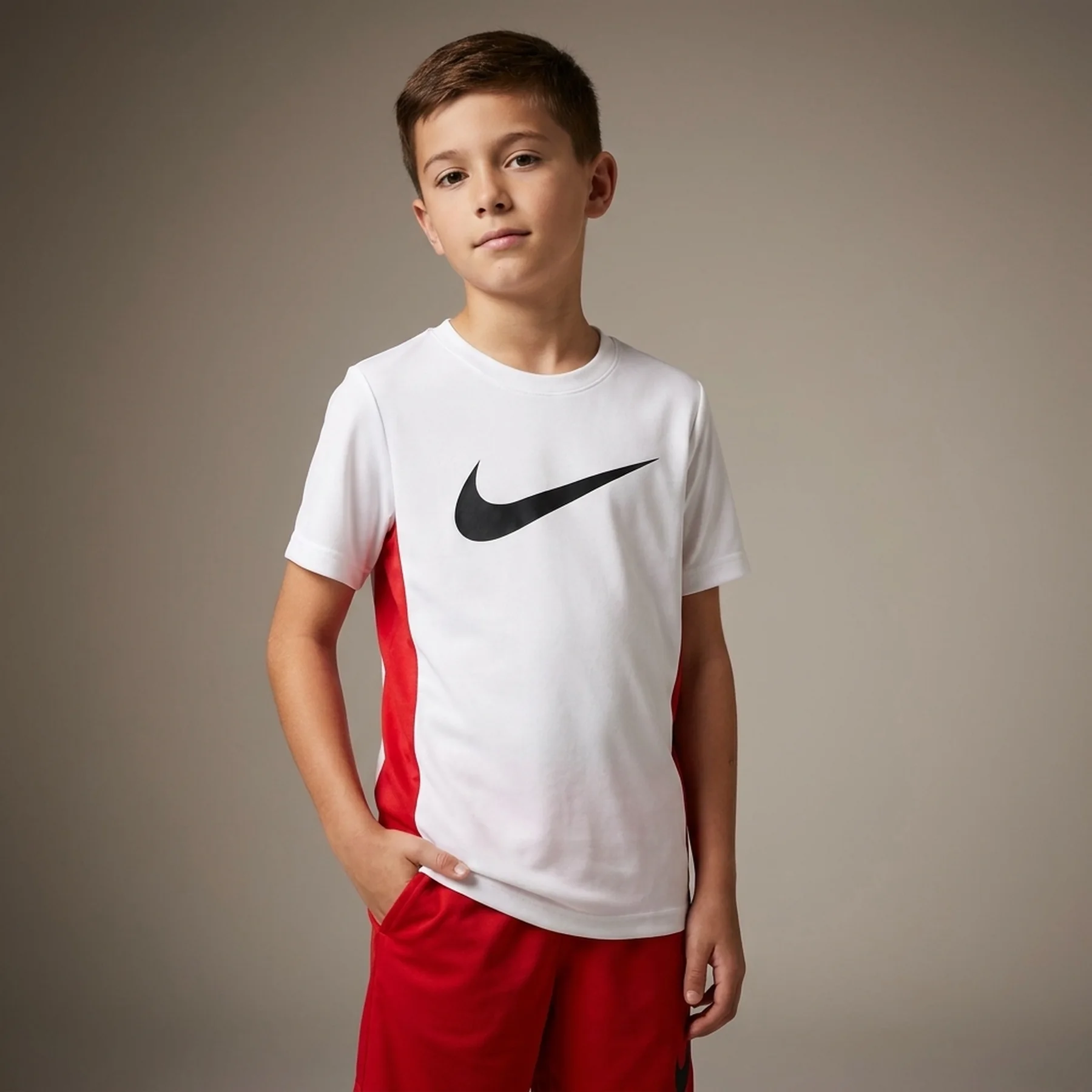 Футболка дитяча Nike K Nsw Tee Club+Poly (HF3404-100)