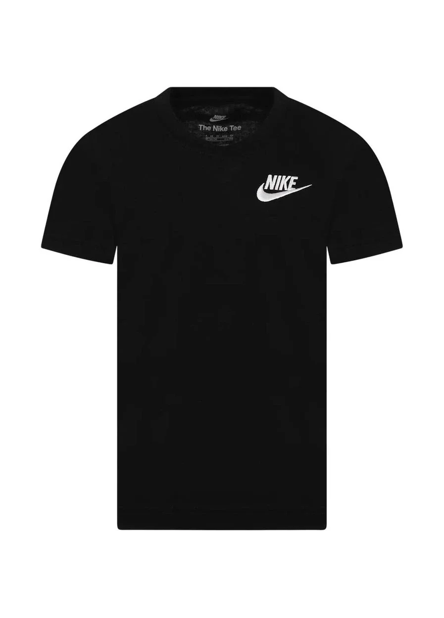 Футболка дитяча Nike Nsw Embroid Futura Black (8UC545-023) — Одяг
