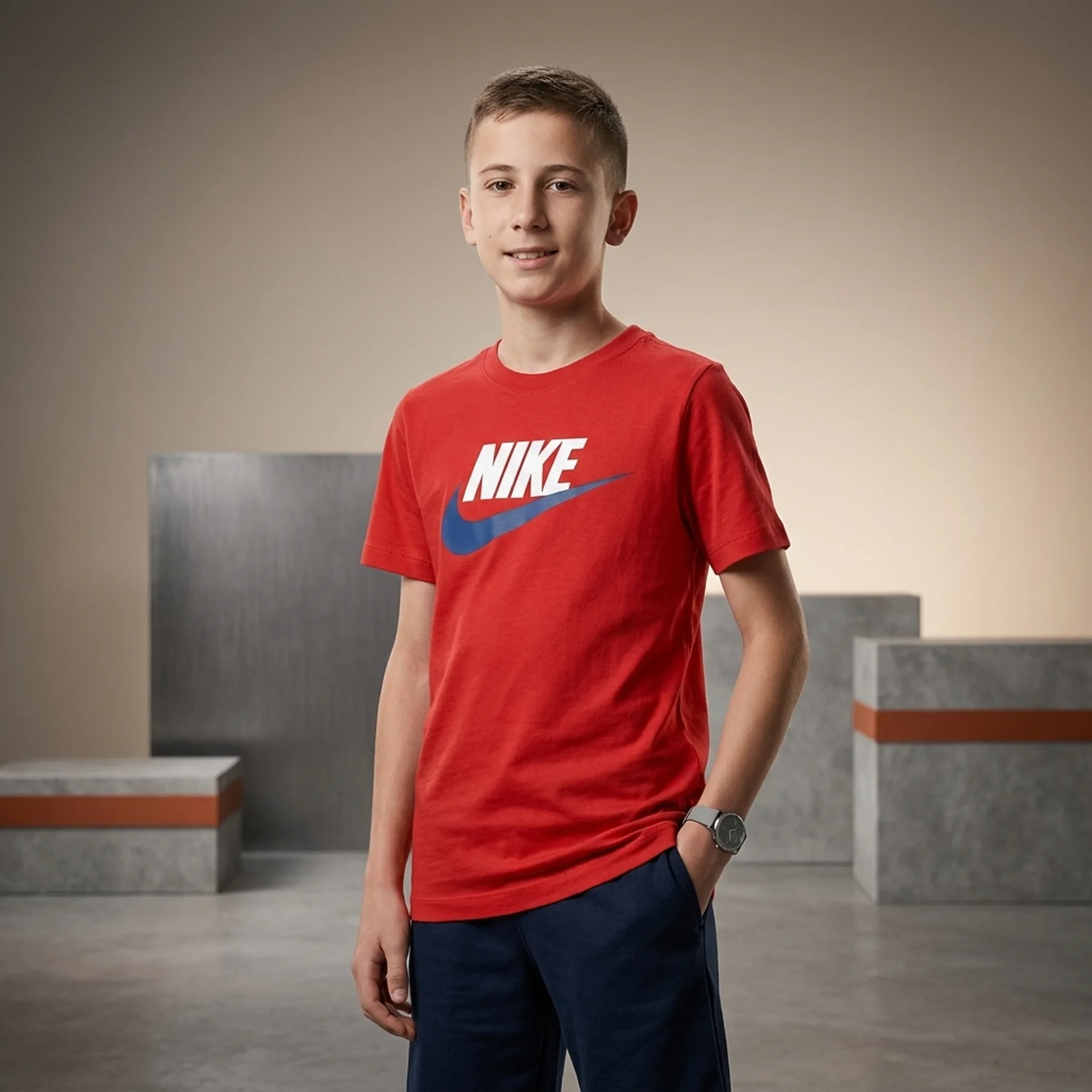 Футболка дитяча Nike B Nsw Tee Futura Icon Td (AR5252-013)