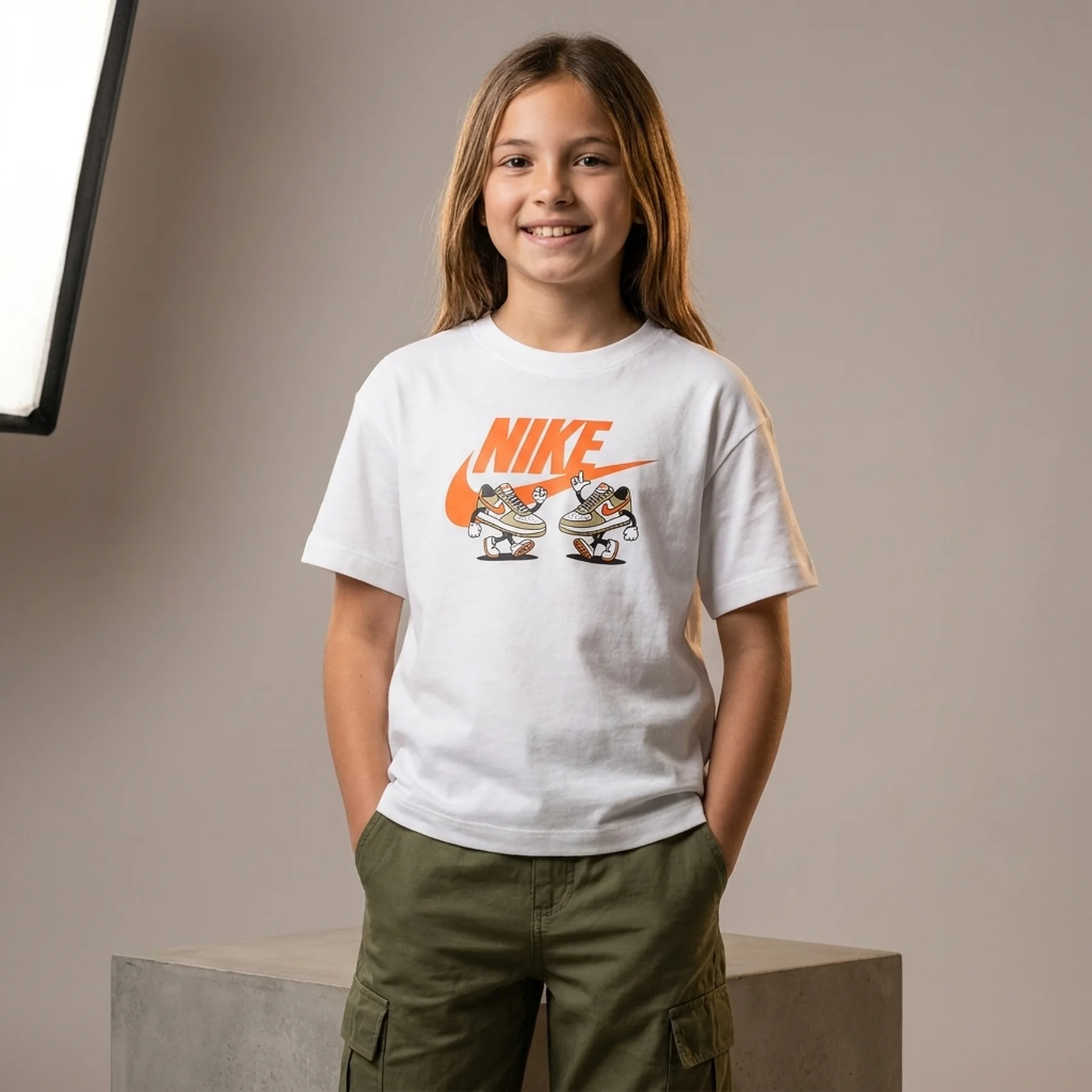 Футболка дитяча Nike Sportswear Boxy Tee White (FD0844-100)