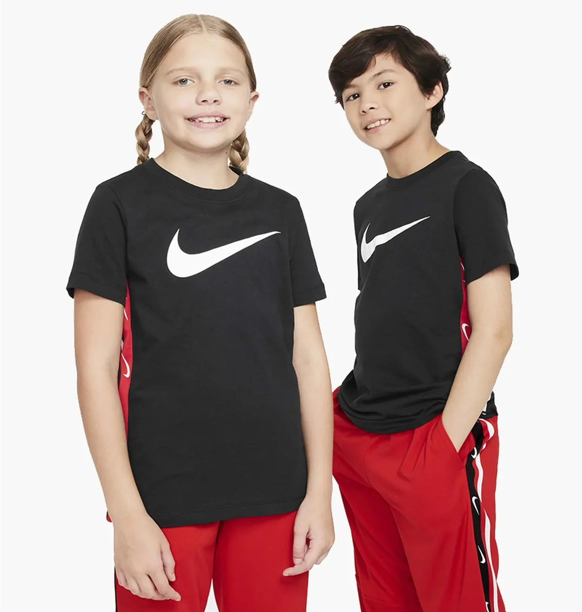 Футболка дитяча Nike Sportswear Club+ Poly Tee Black Boy's T-Shirt (HF3404-010)