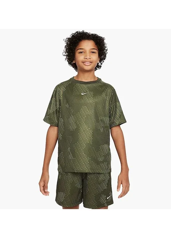 Футболка дитяча Nike Youth Dri-Fit Military Printed Top (FN8694-325)