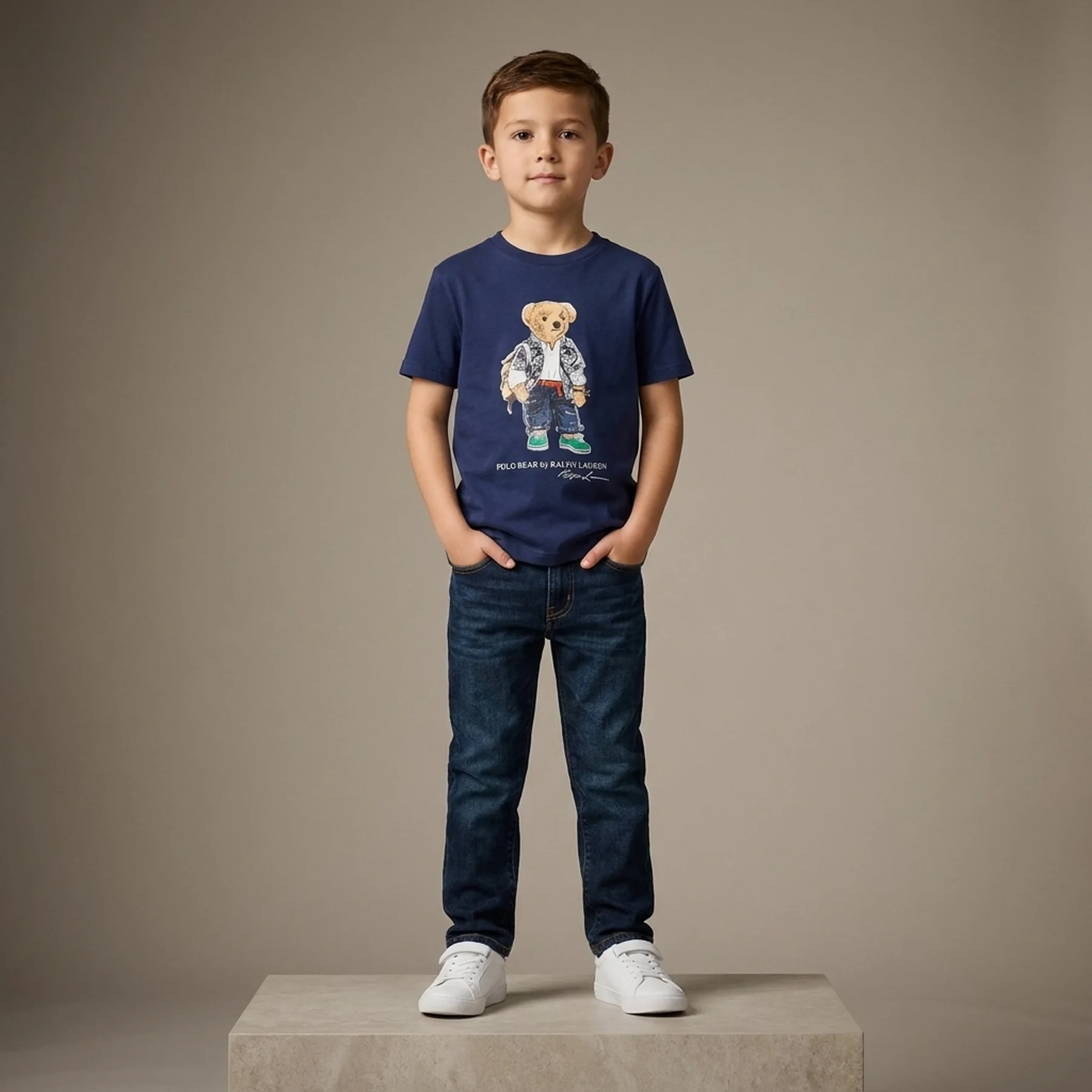 Футболка дитяча Polo Ralph Lauren Boy Blue Kids (323853828018)