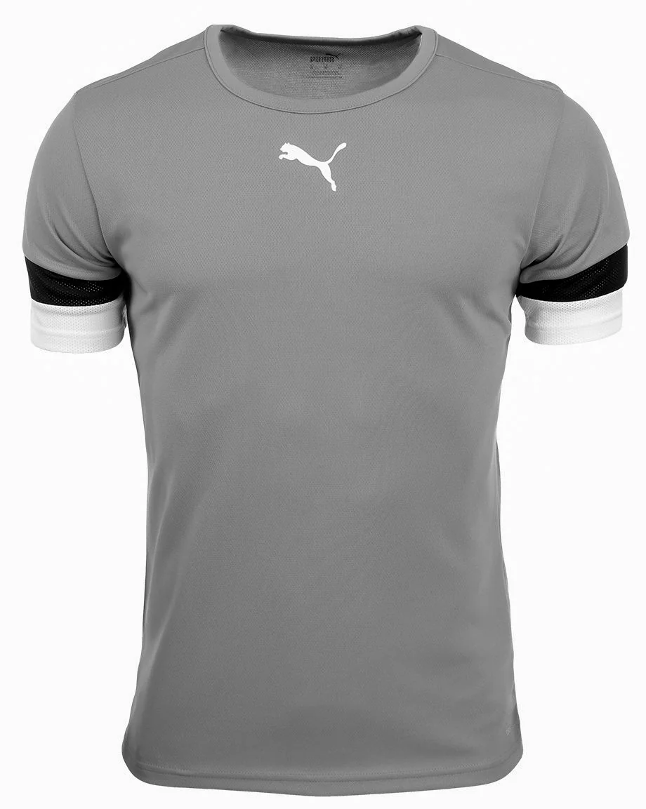 Футболка Puma teamRISE Jersey Jr сірий Діт 128 см