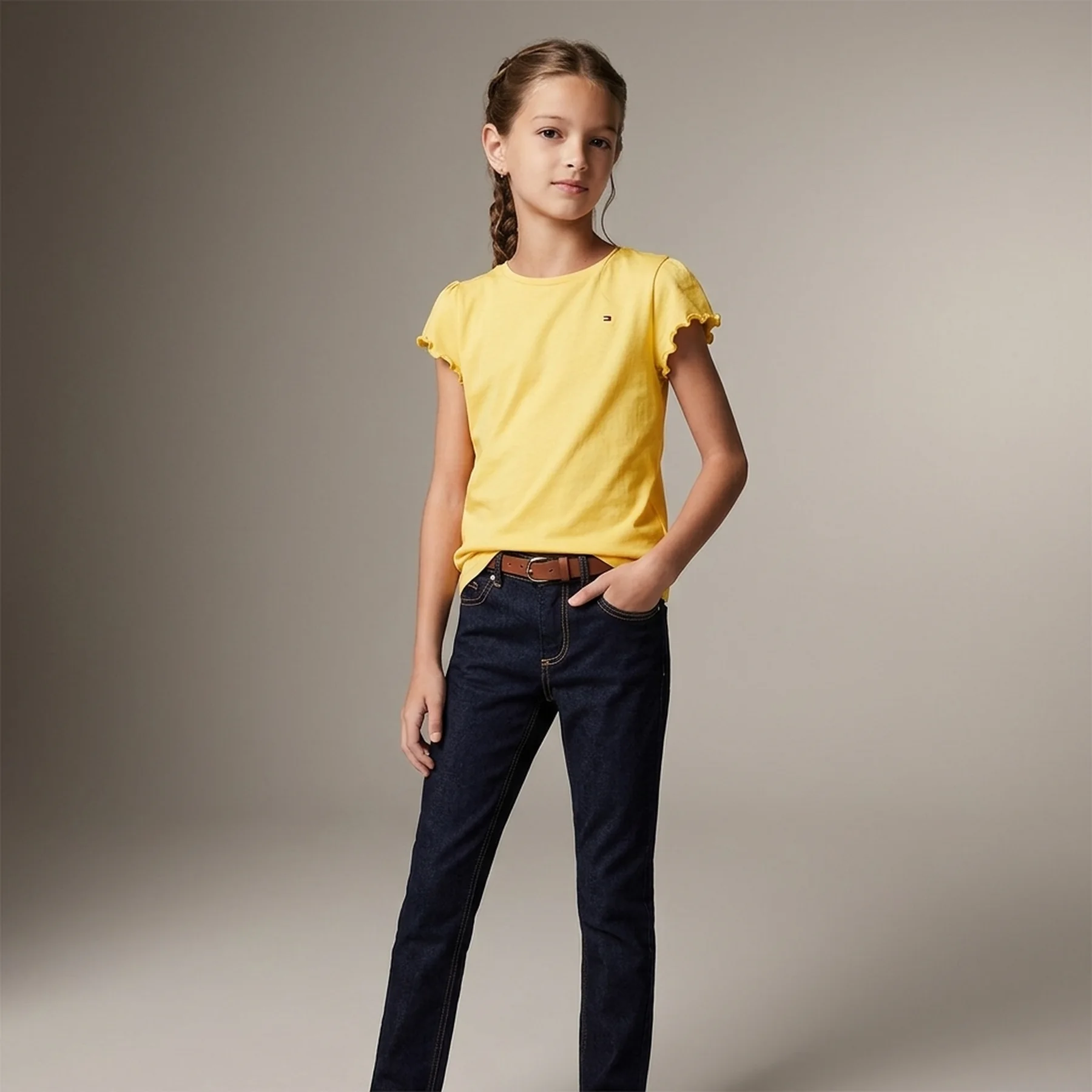 Футболка для дівчаток Tommy Hilfiger з рюшами 1159842632