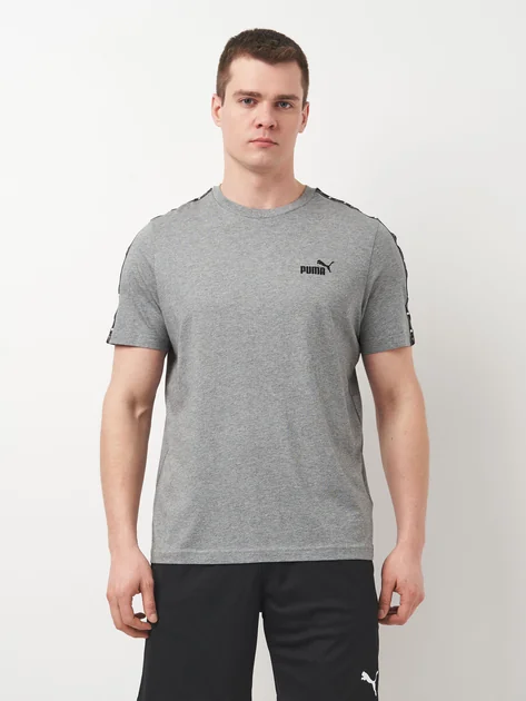 Футболка ESS TAPE Tee 68467403 Puma L Сірий