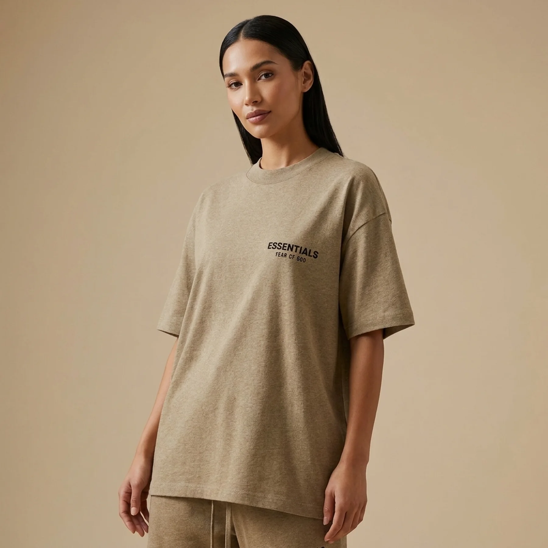 Футболка Fear Of God Essentials Classic Fit Homestead Heather T-Shirt Essentials