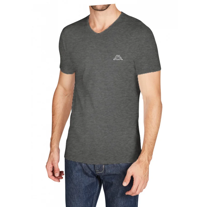 Футболка Kappa T-shirt Mezza Manica Scollo V антрацит Чол XXL
