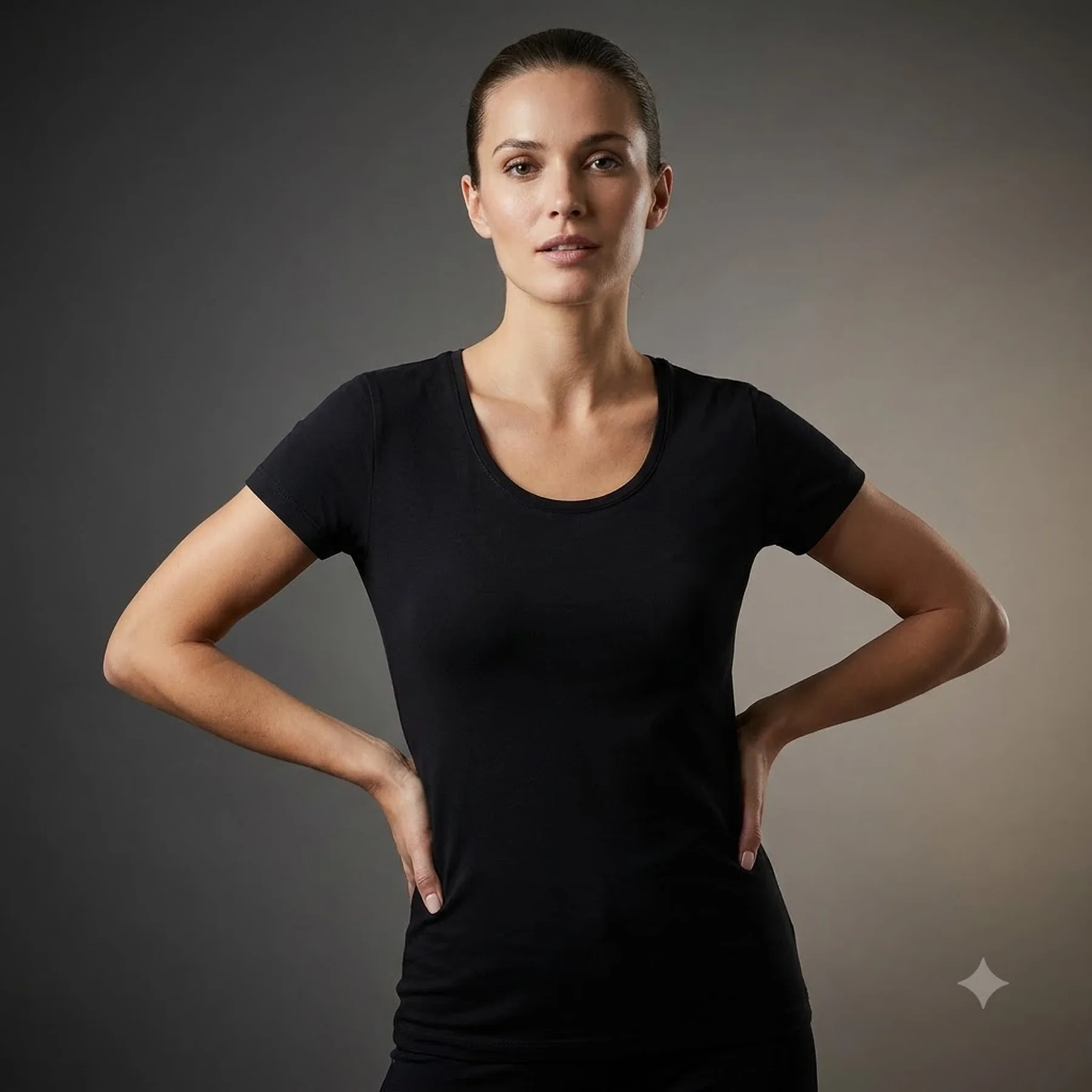 Футболка Kappa T-shirt Mezza Manica Girocollo чорний Жін M