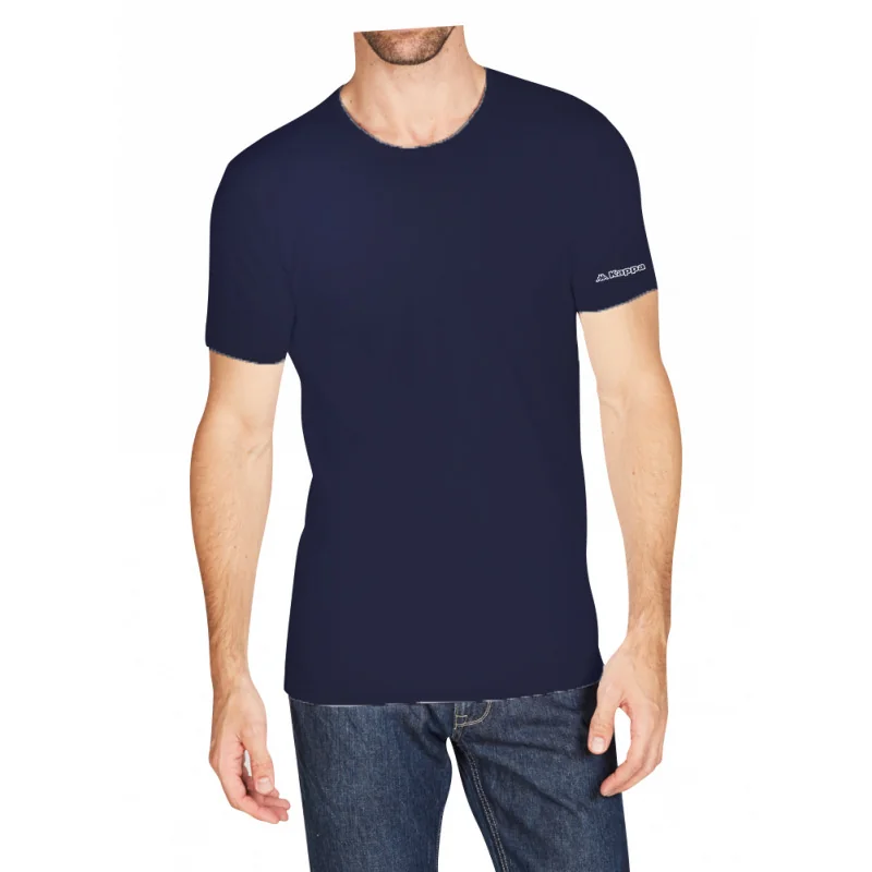 Футболка Kappa T-shirt Mezza Manica Girocollo темно-синій Чол XL (K1304 BluNavy)