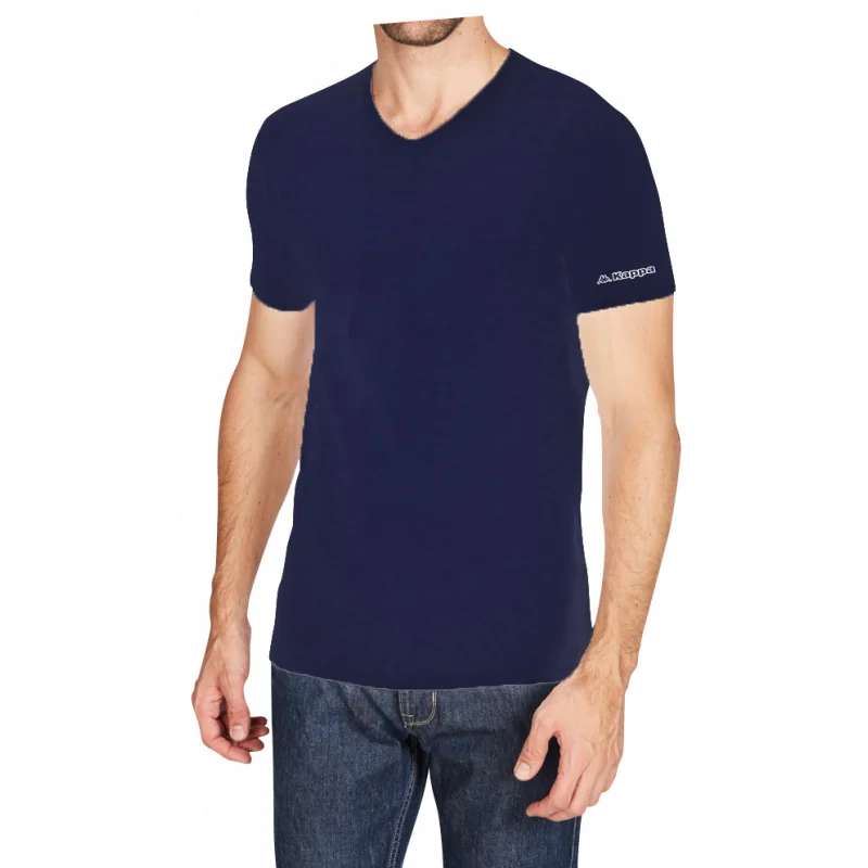 Футболка Kappa T-shirt Mezza Manica Scollo V темно-синій Чол L (K1316 BluNavy)