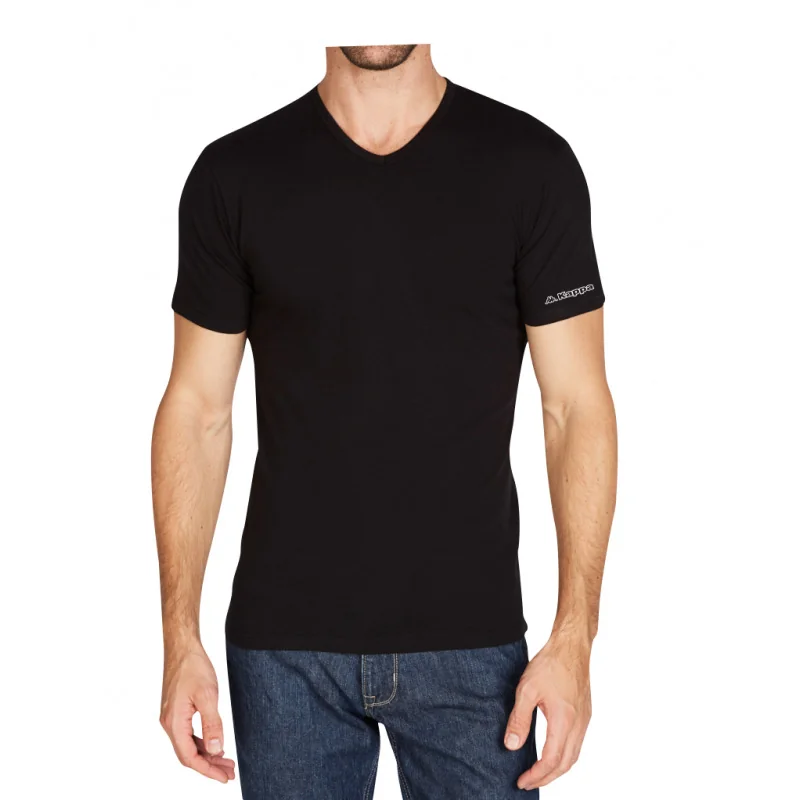 Футболка Kappa T-shirt Mezza Manica Scollo V чорний Чол XL
