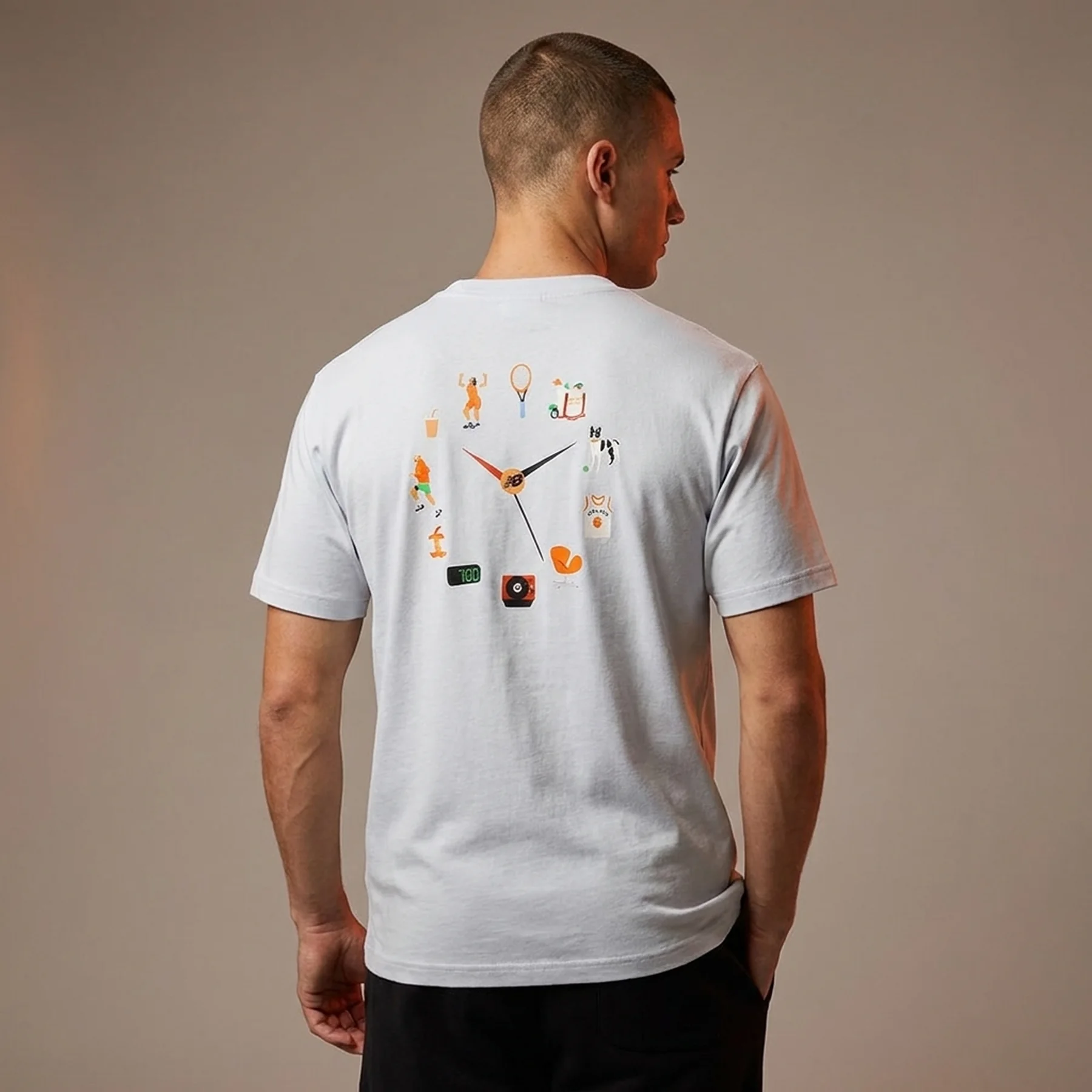 Футболка New Balance Clock