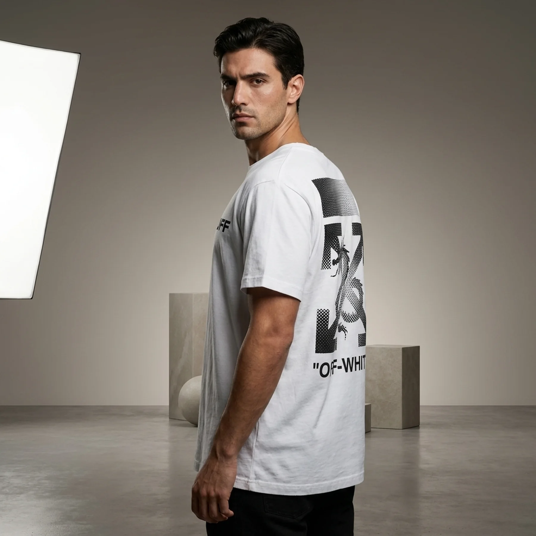Футболка Off-White Dragon Arrow T-Shirt White