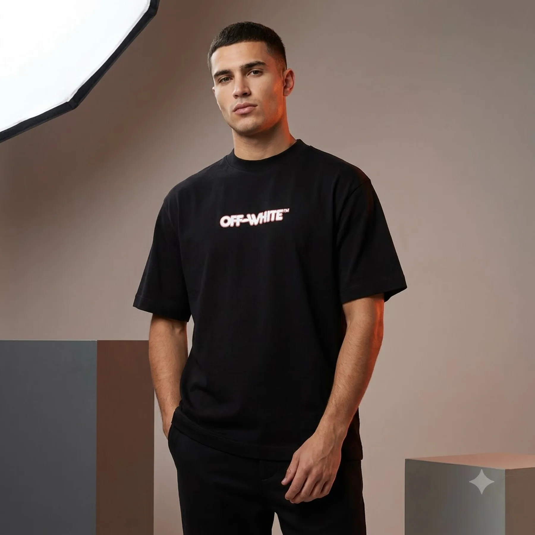 Футболка Off-White Round Logo Skate T-Shirt