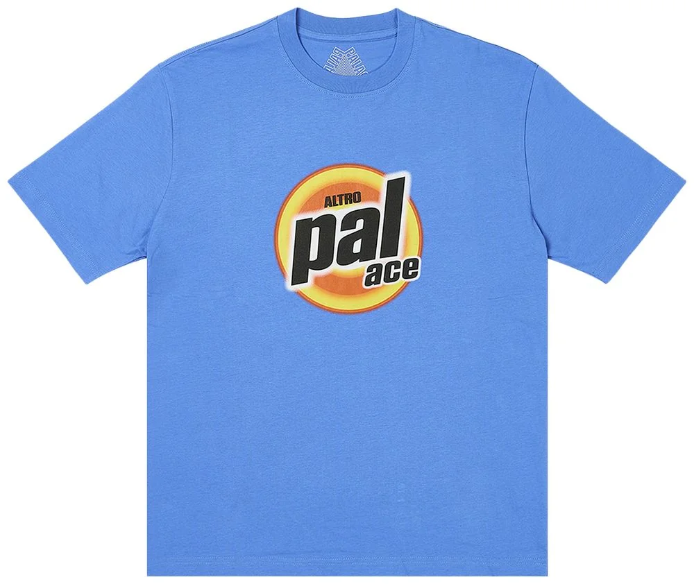 Футболка Palace Washed T-Shirt Palatial Blue
