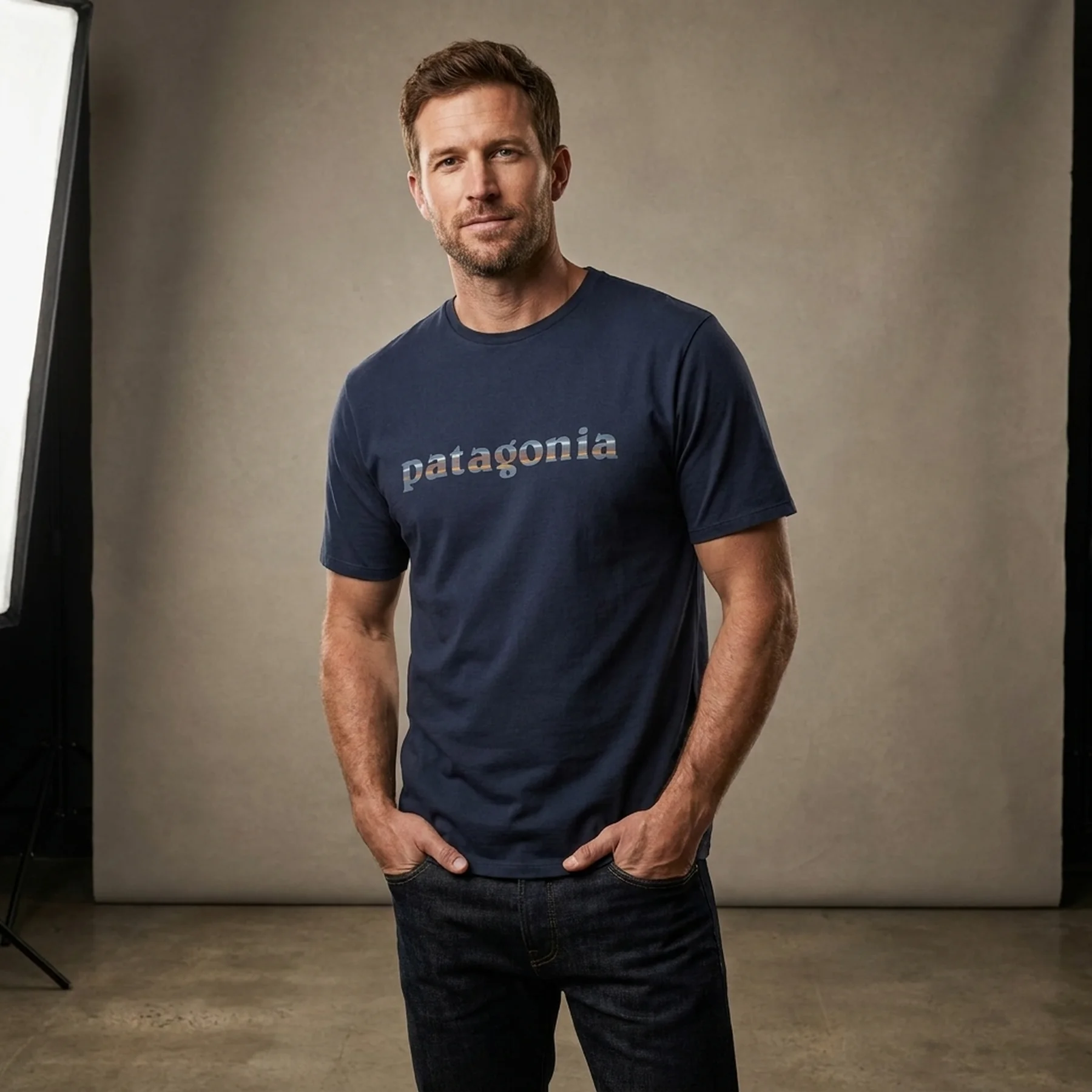 Футболка Patagonia Men's '73 Text Logo Organic T-Shirt