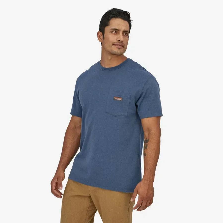 Футболка Patagonia M's Work Pocket Stone Blue