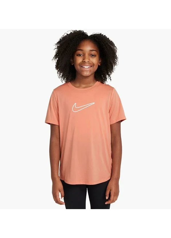 Футболка підліткова Nike One Fitted Dri-Fit Short-Sleeve Top (FZ5600-844)