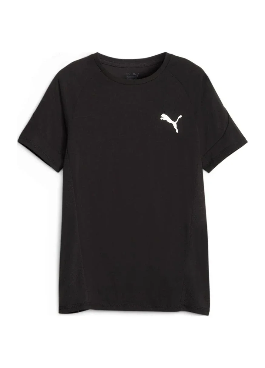 Футболка підліткова Puma Evostripe Youth Tee Black (676276-01) — Одяг