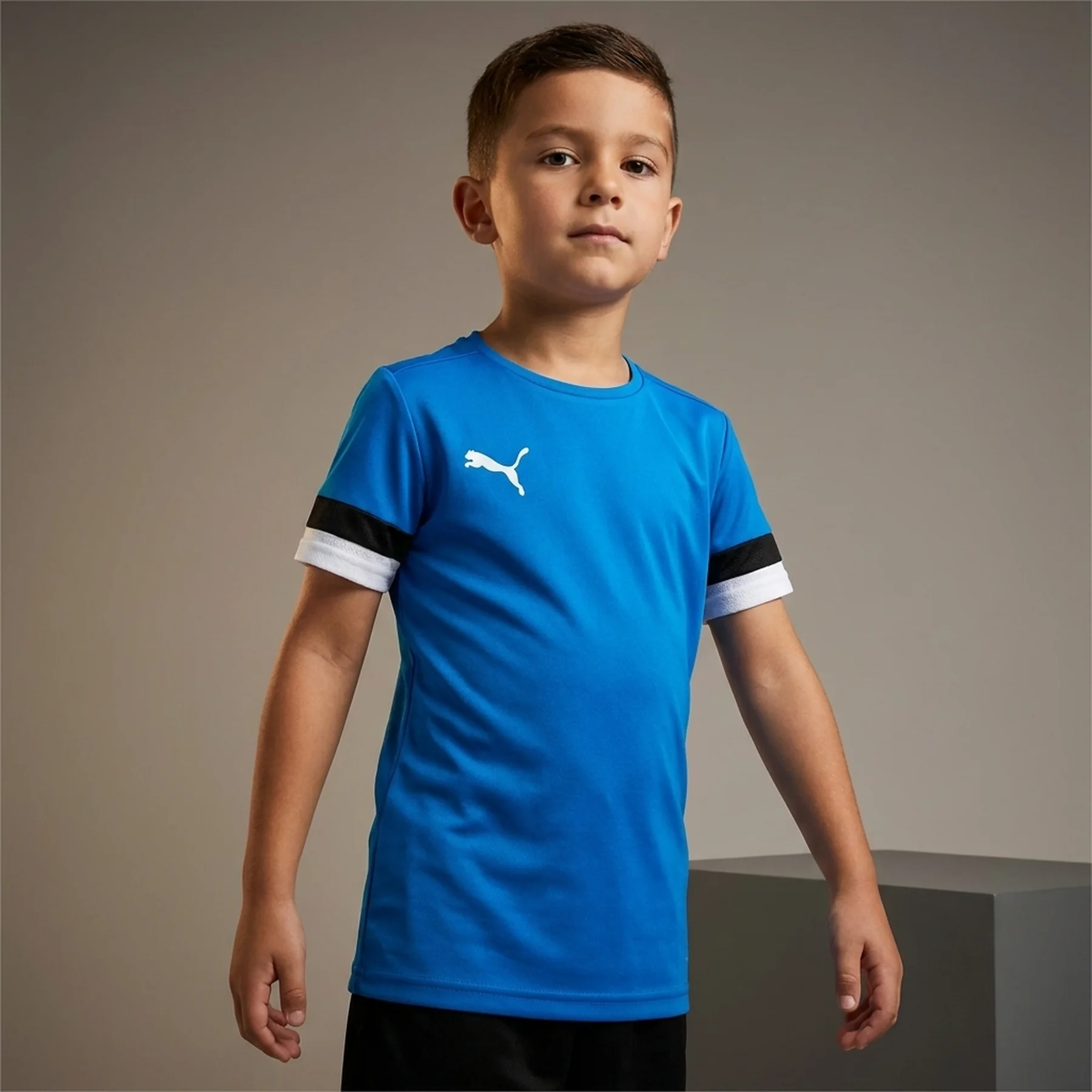 Футболка Puma teamRISE Jersey Jr синій дитячий 116 см (704938-02)