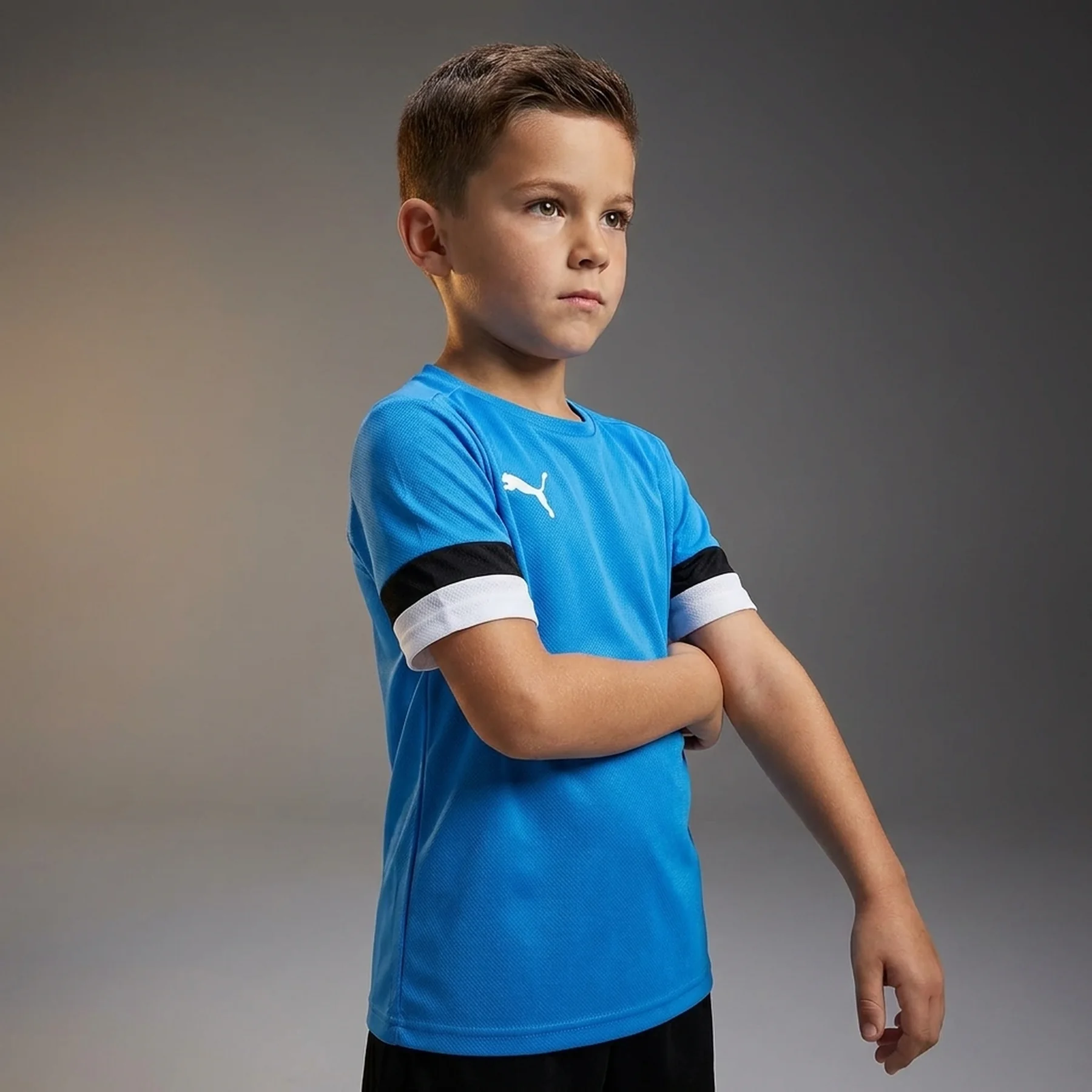 Футболка Puma teamRISE Jersey Jr блакитний Діт 116 см