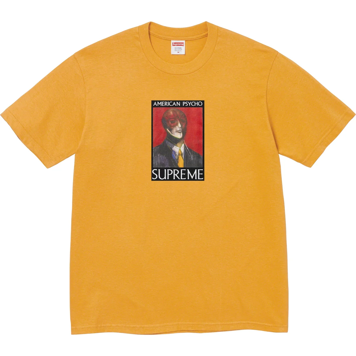 Футболка Supreme American Psycho Tee Mustard