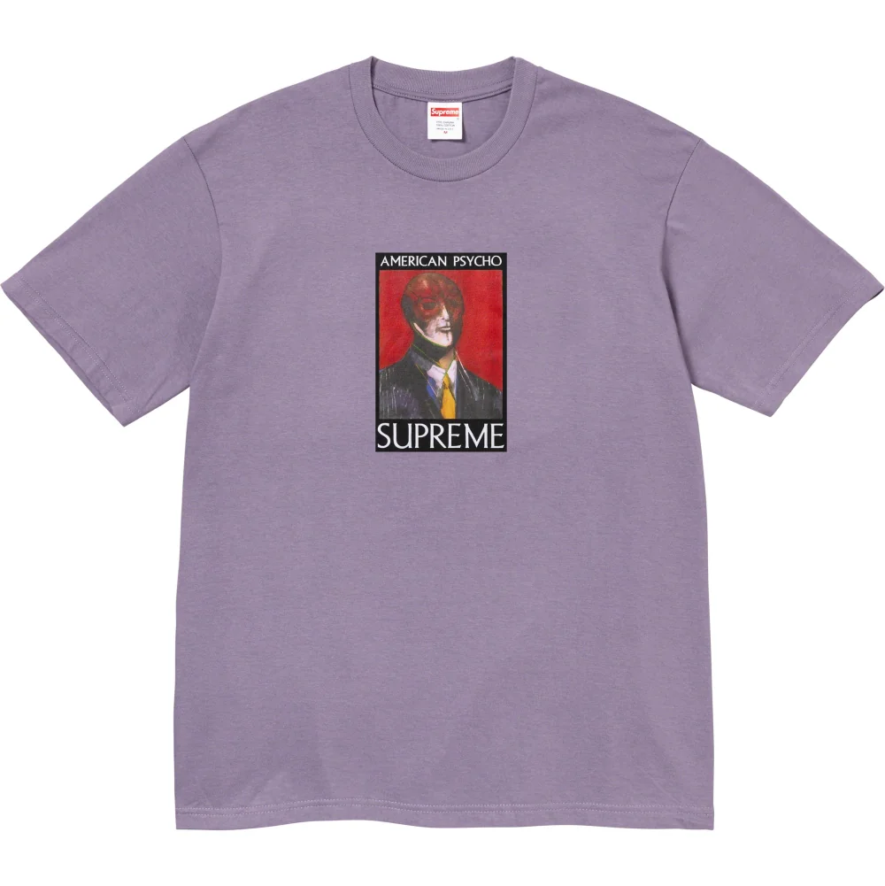 Футболка Supreme American Psycho Tee purple