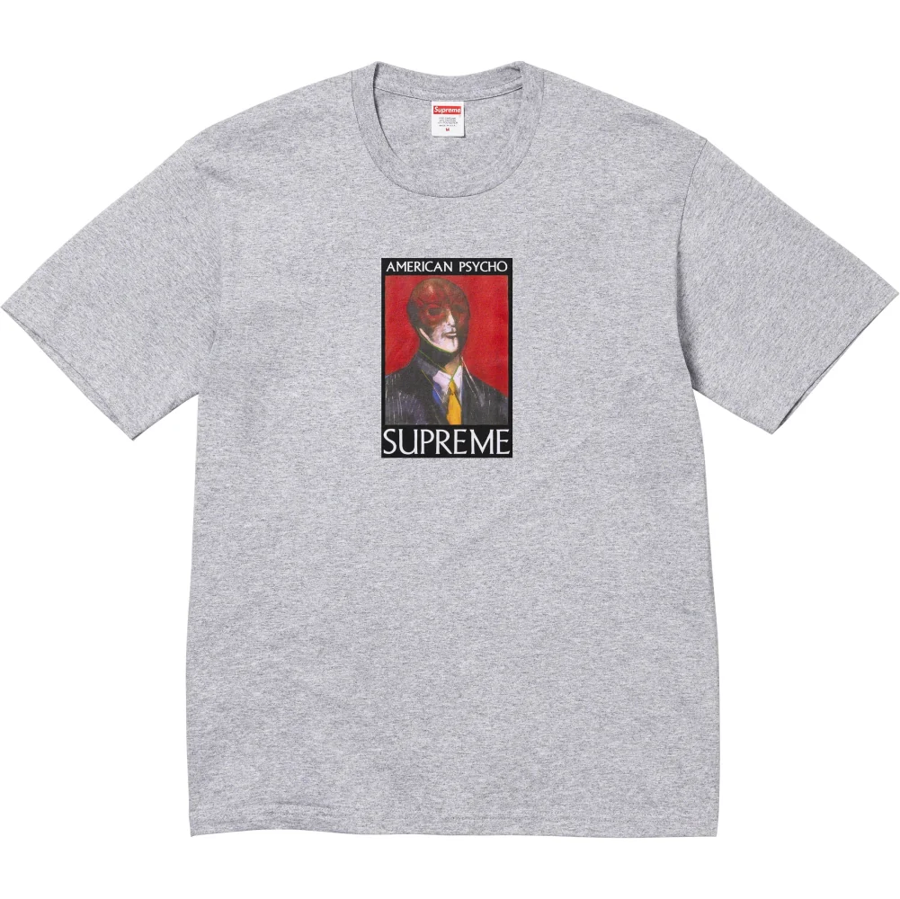 Футболка Supreme American Psycho Tee grey
