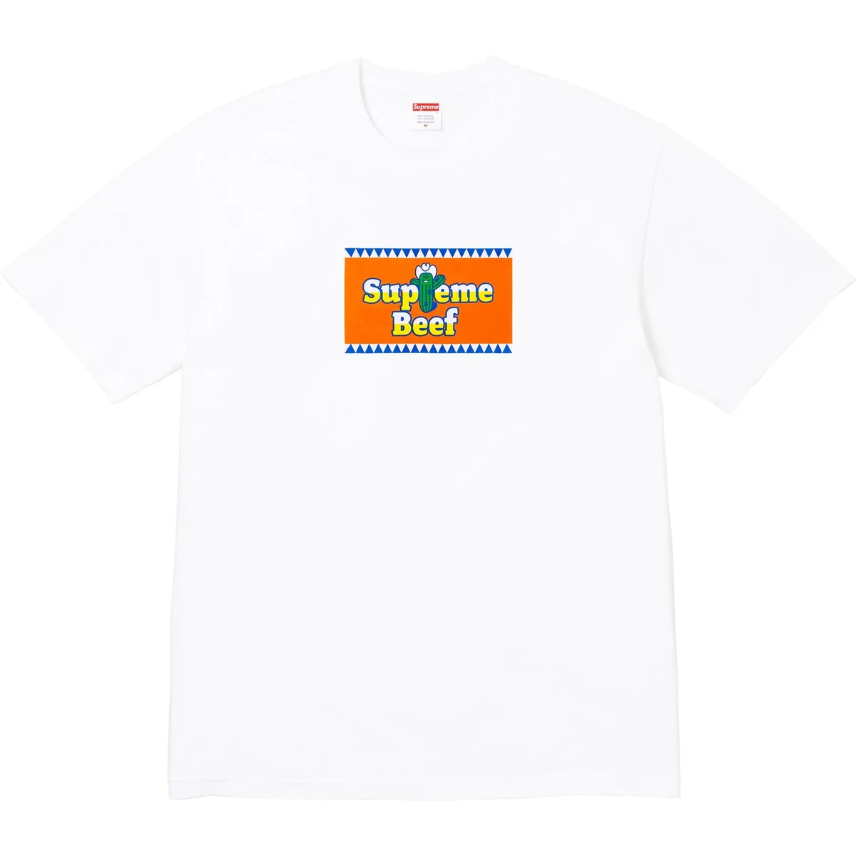 Футболка SUPREME BEEF TEE WHITE
