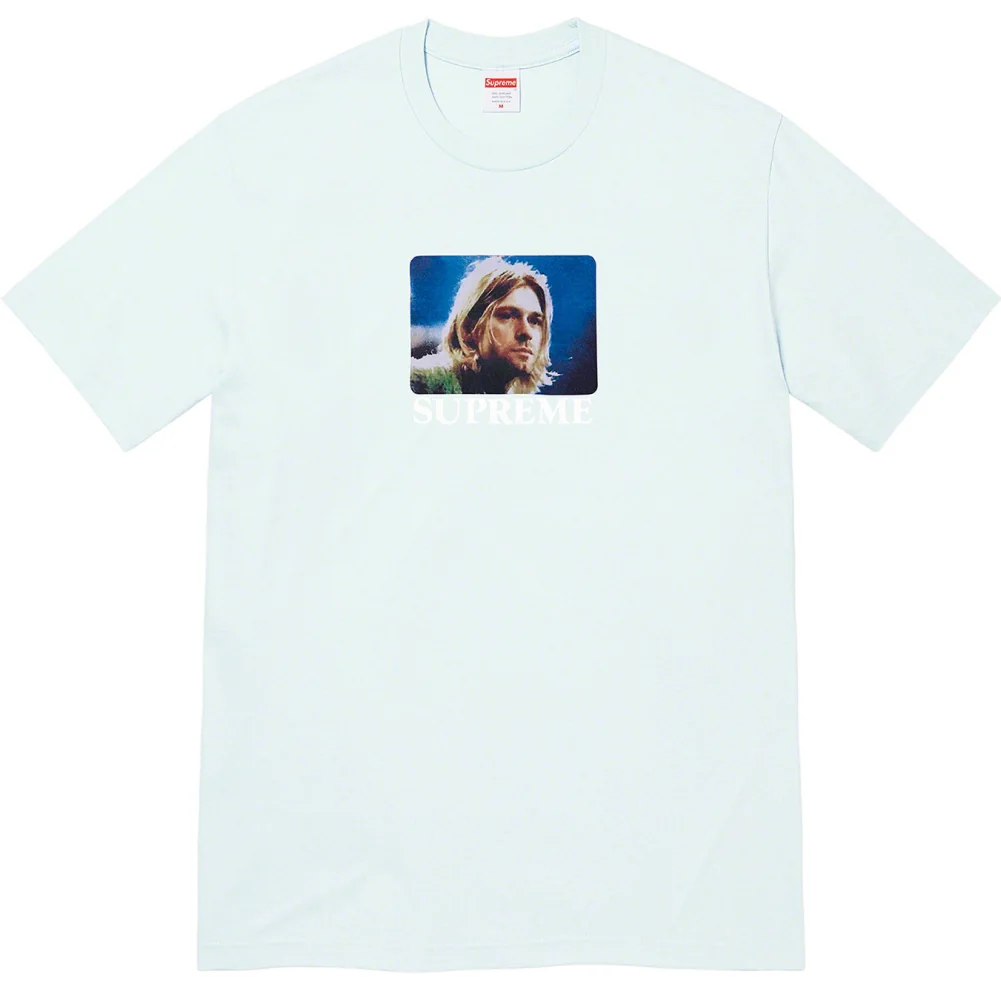 Футболка Supreme Kurt Cobain Tee Pale Blue