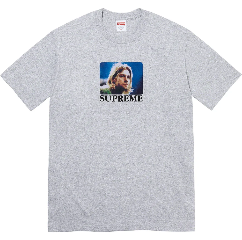 Футболка Supreme Kurt Cobain Tee Pale grey