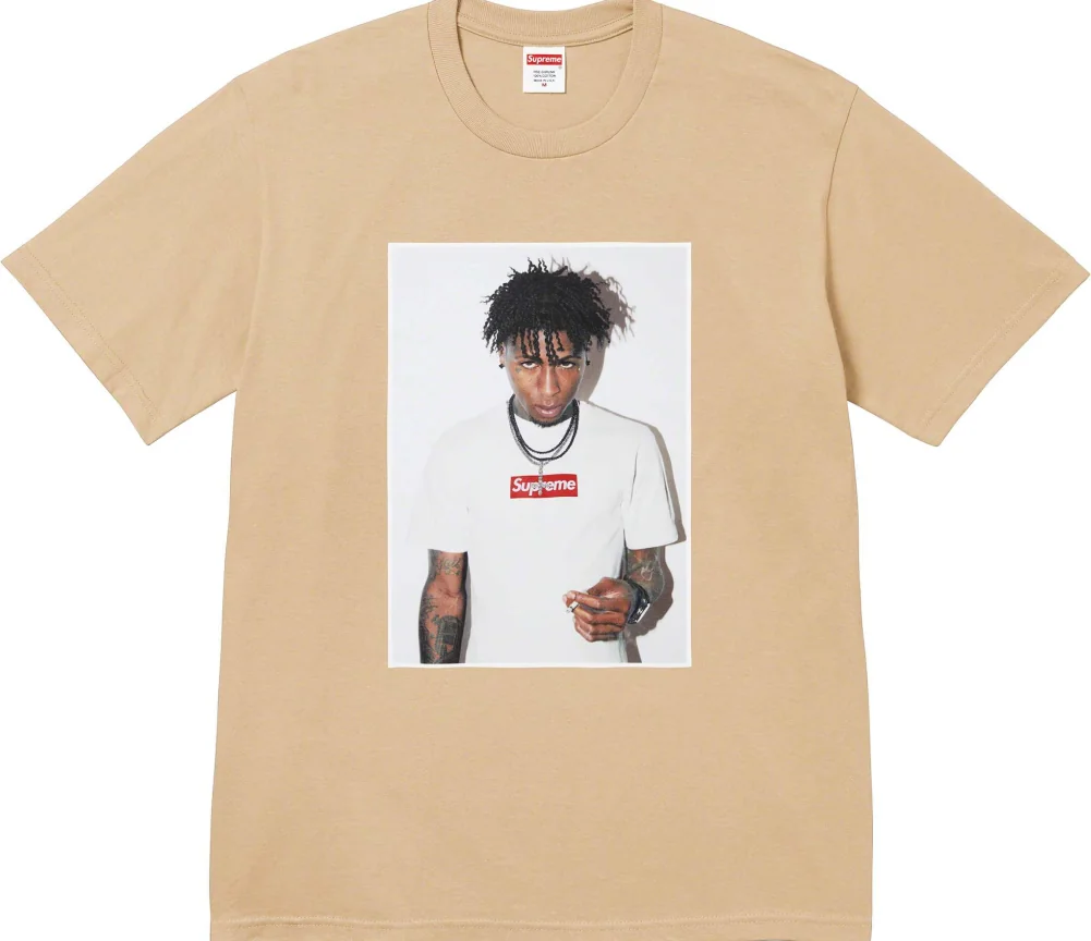 Футболка Supreme NBA Youngboy Tee khaki