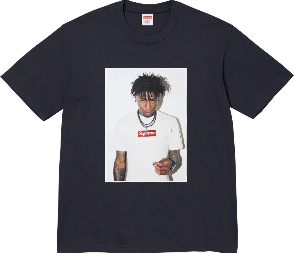 Футболка Supreme NBA Youngboy Tee navy
