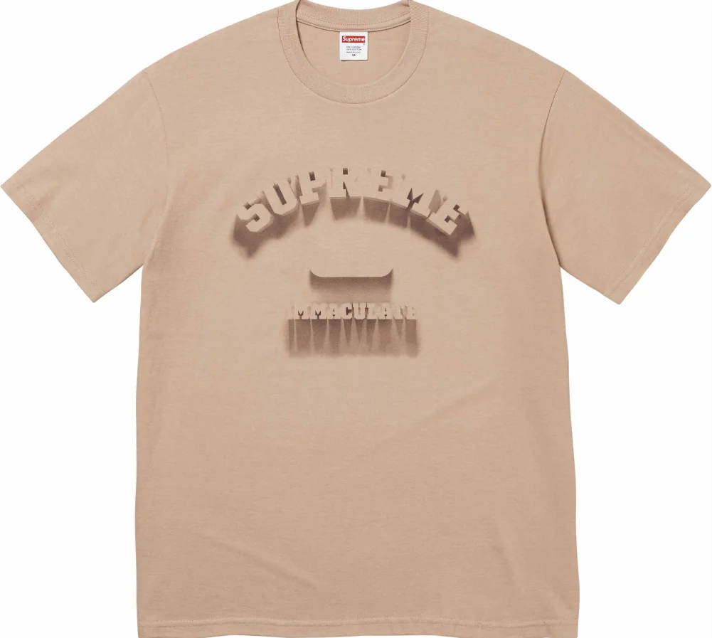 Футболка Supreme Shadow Tee Heather khaki