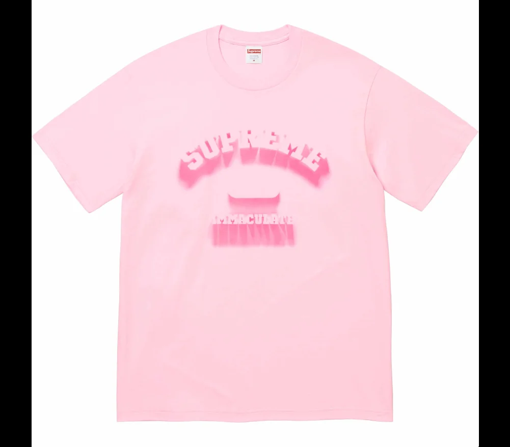 Футболка Supreme Shadow Tee Heather pink