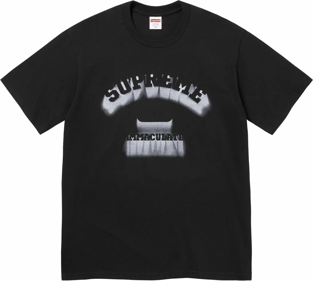 Футболка Supreme Shadow Tee Heather black