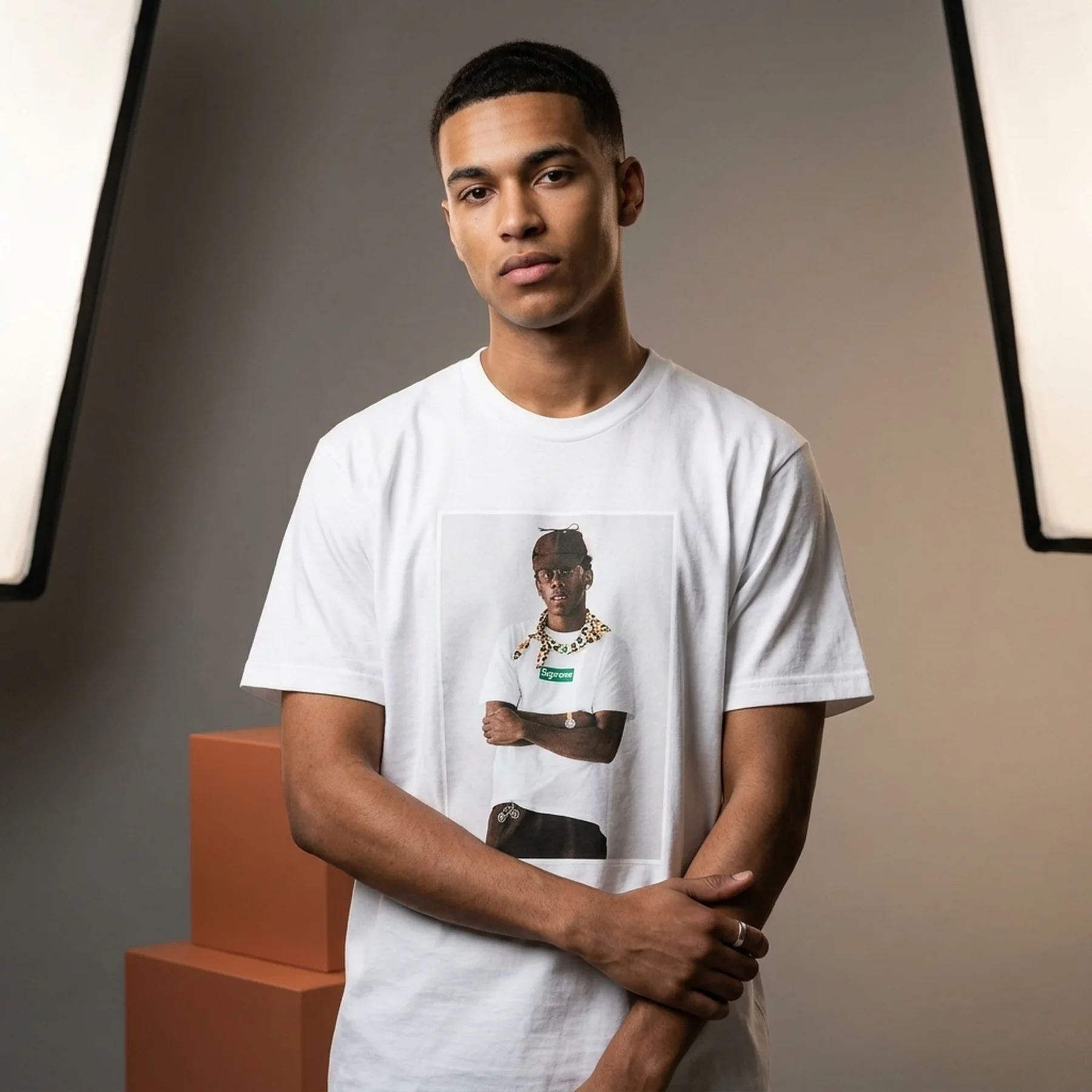 Футболка Supreme tyler, the creator tee white