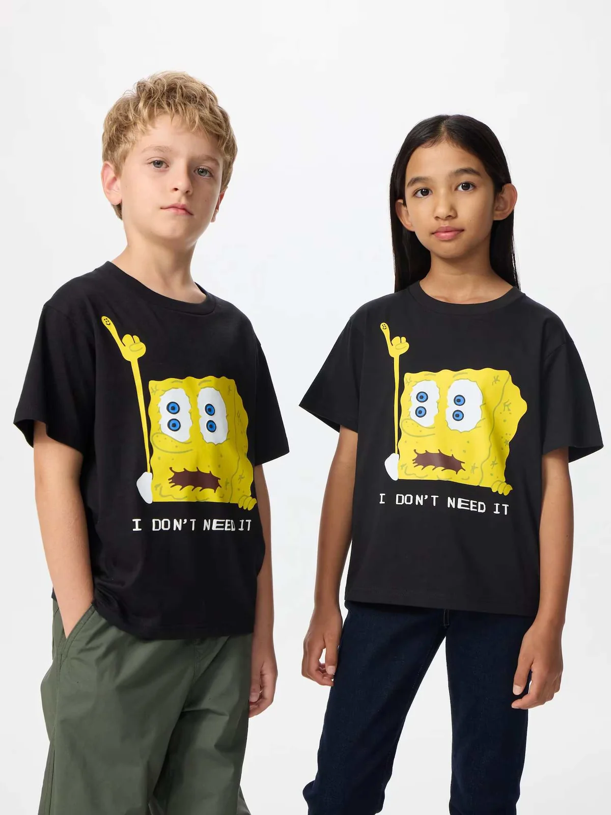 Футболка Uniqlo з принтом SpongeBob SquarePants 1159829994 — Одяг