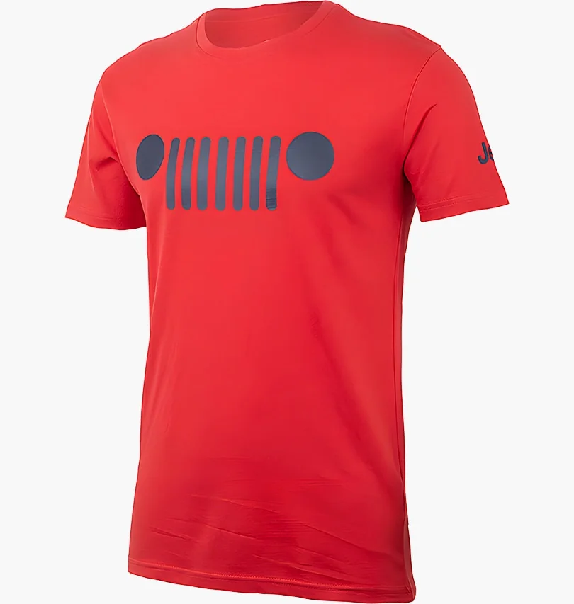 Футболка унісекс Jeep T-Shirt Grille Red (O102583-R701)