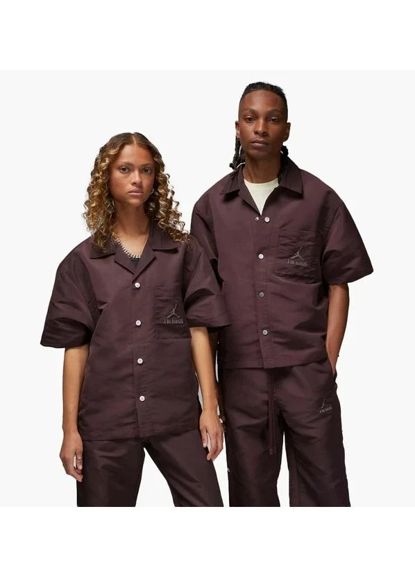 Футболка унісекс Jordan X A Ma Maniére Mens Warm-Up Shirt Bordo (DV7460-263)