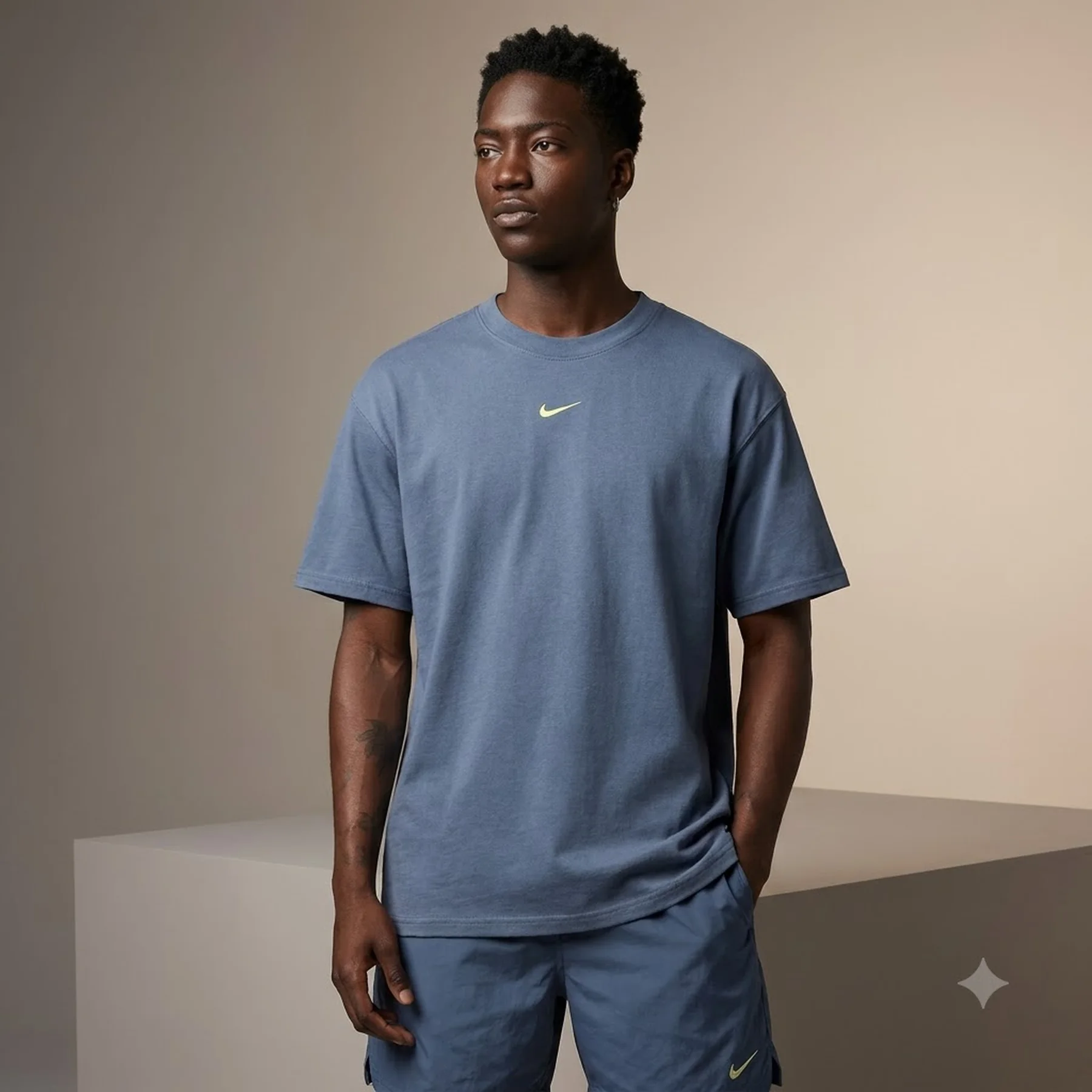 Футболка унісекс Nike Nocta Cs Short-Sleeve Tee Blue (HM5774-491)