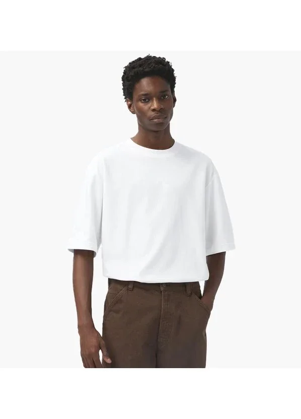 Футболка унісекс Uniqlo Airism Cotton Oversized Crew Neck Half-Sleeve T-Shirt White (465185-00)