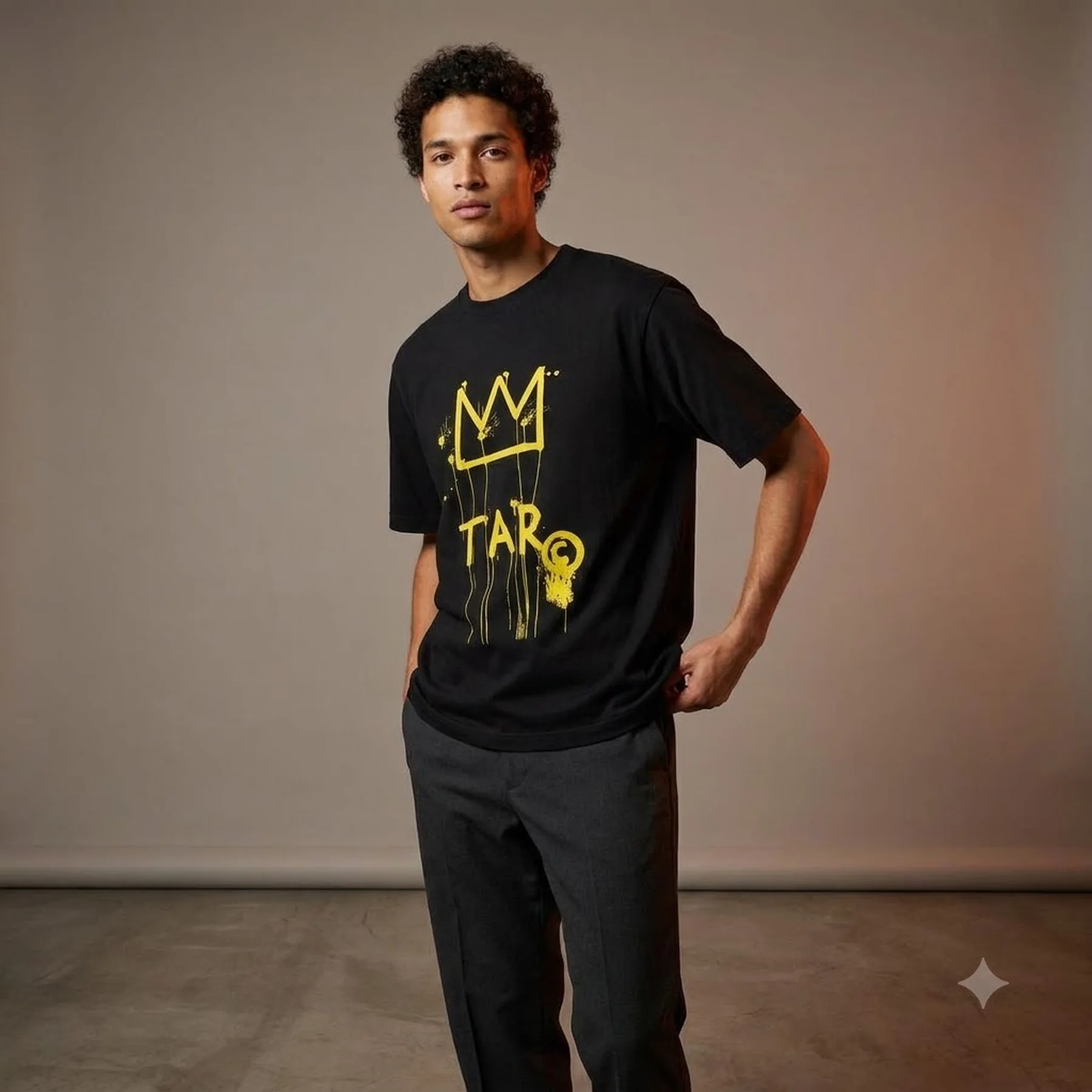 Футболка UT Archive UNIQLO Jean-Michel Basquiat King Pleasure 1159816521 (Чорний XS)