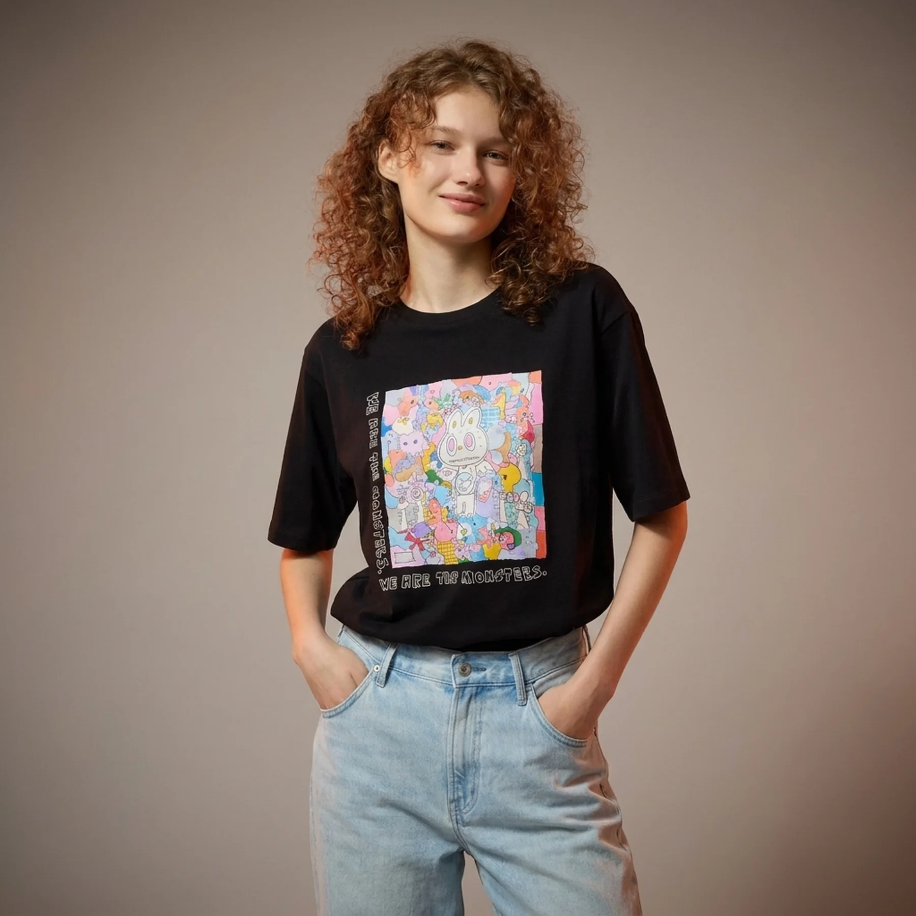 Футболка з принтом Labubu POP MART UT UNIQLO 1159851116